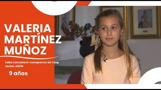 Candidatas a Fallera Mayor Infantil de Valencia 2025 Valeria Martínez Muñoz [upl. by Venn638]