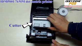 Dot Matrix Printer 9 pins with Auto cutter IDMP001 [upl. by Arne]