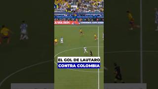 El gol de Lautaro Martinez para Argentina contra Colombia en la final de la Copa América [upl. by Teirtza]