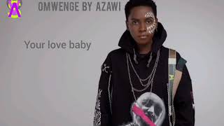 Omwenge Azawi Lyrics video Sky Lyrics [upl. by Madian]