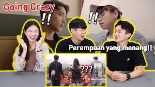 KOREA REAKSI TREASURE13 GOING CRAZY COVER Alphiandi amp Reza Darmawangsa  Kpop Cover Reaction [upl. by Ybbil999]