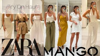 Massive ZARA and MANGO   Try On HAUL   Ready to wear Outfits [upl. by Nnave]