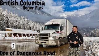 Solo Trip to One of Dangerous Road of Canada  Calgary to Surrey  668 [upl. by Yi]