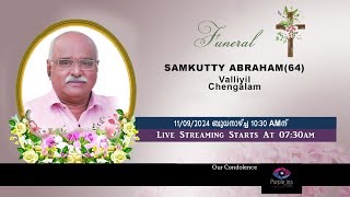 Funeral Service of SAMKUTTY ABRAHAM 64 Valliyil  11092024 [upl. by Ginger]