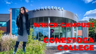 Conestoga College Reality Which campus to choose  Staff and Learning international student [upl. by Peper143]