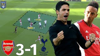 How Arteta Dominated Nunos Tactics  Arsenal vs Tottenham 31  Tactical Analysis [upl. by Idac]