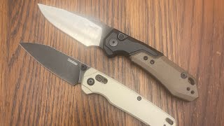 Two Great Options Of USA 🇺🇸 Made Knives 🇺🇸 Kershaw Launch 19 amp Kershaw Bel Air [upl. by Acirfa]