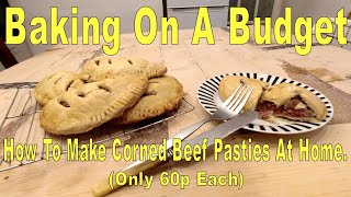 How To Make Corned Beef Pasties At Home only 60p each [upl. by Ameehsat114]