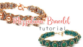 Mezzaluna Bracelet  Jewellery Making Tutorial [upl. by Byrom327]