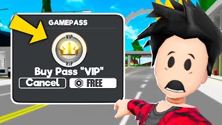 How To Get VIP GAMEPASS for FREE in Roblox Brookhaven 🏡RP [upl. by Kimbell]