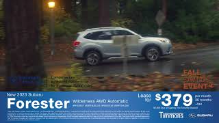 Fall Savings Event October 2023  Timmons Subaru [upl. by Eurydice]