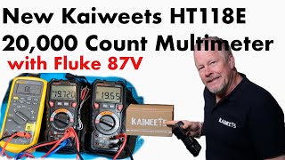 New Kaiweets 20k count HT118E Multimeter  deep dive with a Fluke 87V and the Hobotest HT118A [upl. by Lamrouex258]