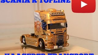 WSI Modell Lkw Kaaserer Scania R Streamline Topline Showtruck 012028 TRUCKMO [upl. by Mad81]