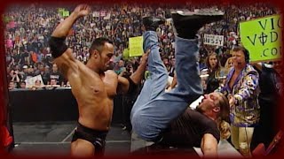 The Undertaker vs The Rock  Lumberjack Match RAW IS WAR May 29 2000 [upl. by Silberman]