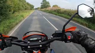 KTM 690 smcr 2024 quick review ktm [upl. by Lleynad717]