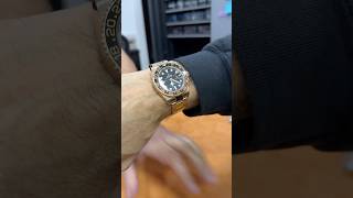 Live negotiation for an all rose gold Rolex GMT rolex watches business entrepreneur foryou [upl. by Atsylak]