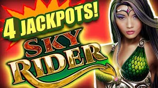 4 JACKPOT HANDPAYS 💰Sky Rider Slot Wins 💰The Big Jackpot  The Big Jackpot [upl. by Crofton200]