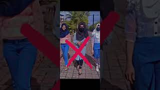 Right way of abaya 👍👍Vs Wrong Style❌❌islamicshorts ytshorts youtube viralshorts [upl. by Skippie]