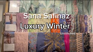 Sana Safinaz Winter Unstitched Collection 2024  Sana Safinaz Luxury Winter Collection [upl. by Aube]