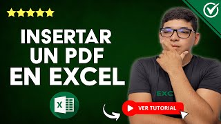 ¿Cómo INSERTAR un PDF en Excel  📄​ Conoce el paso a paso para Insertar Archivos PDF 📄​ [upl. by Otreblasiul]