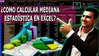 ✅Que es y para que sirve la MEDIANA en ESTADISTICA  Como Sacar o Calcular la mediana en Excel [upl. by Saffier281]