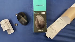 Logitech LIFT Vertical Ergonomic Mouse  Unboxing [upl. by Ave]