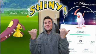 HOW TO GET SHINY ABSOL amp MAWILE IN POKÉMON GO [upl. by Cirdor]