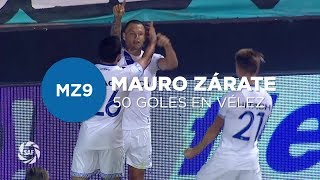 Mauro Zárate 50 Goles en Vélez [upl. by Ennayk]