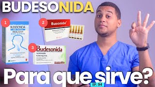 BUDESONIDA PARA QUE SIRVE  3 COSAS [upl. by Porche]