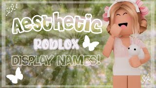 15 Aesthetic ROBLOX Display Name Ideas  Peachy Soul [upl. by Piero]