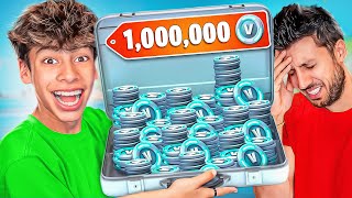 Winning 1000000 VBucks from my Dad [upl. by Nyleve]