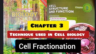 Cell Fractionation  Cell biology technique  Chapter 3 Cell Structure amp Function  Sindh text book [upl. by Torrance]