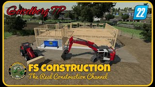 🚧FS CONSTRUCTION🚧 building House on Geiselberg TP fs22 timelapse publicworks travauxpublics [upl. by Delaney]