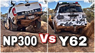 NP300 Navara Vs Y62 Patrol OffRoad Testing  Loveday 4x4 Park Ep2 [upl. by Latsyk]