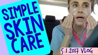 VLOG Day in the life washcloths amp SIMPLE SKIN CARE 🚗🙆💊 [upl. by Norry]