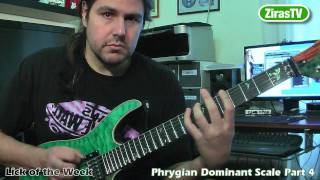 The Phrygian Dominant Scale Part4 Insane Fast Lick  Lick of the Week 64 [upl. by Mazlack]