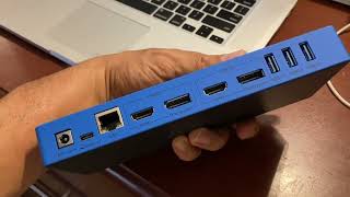 USB 3 0 Docking Station IVIIN Universal USB C Docking Station Review Docking Station [upl. by Yvonner]