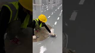 Factory Floor Upgrade  Epoxy SelfLeveling and Polyurethane WearResistant Installation process [upl. by Donaghue298]