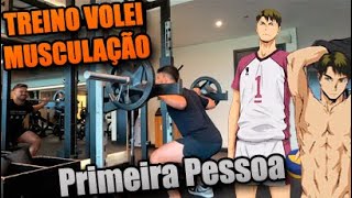 POV  Treino Musculação para Vôlei  GOPRO [upl. by Adnih]