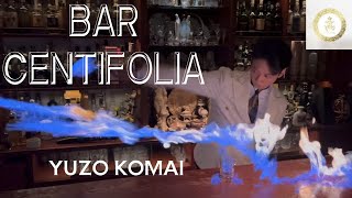 Samurai performance【Bar Centifolia】 Must go Tokyo bartender 駒井優三best bar Demon バーセンティフォリア バーテンダー [upl. by Lorollas414]