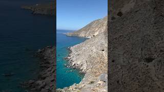 Sweet Water Beach Crete Greece crete cretegreece greekisland travelvlogger droneshorts [upl. by Anastice411]