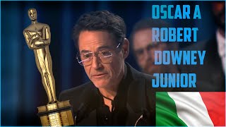 HO DOPPIATO IL DISCORSO di ROBERT DOWNEY JR agli OSCAR 2024 [upl. by Adneram]