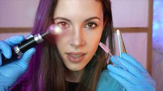 ASMR Basic Ear Cleaning Measuring Ear Pick Otoscope 👂 [upl. by Elleimac]