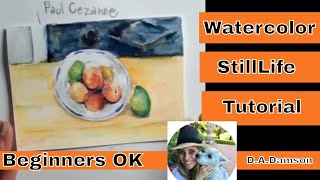 Still Life Art Tutorial  Paul Cezanne [upl. by Rehpinej]