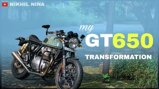 How I transformed my Ride  GT650 Modifications Guide [upl. by Irroc80]