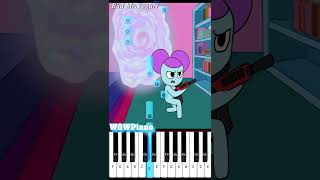 THE SIMPSONS GET ABSTRACTED Pibby x TADC BadMrYogurt Piano Tutorial [upl. by Odilia716]