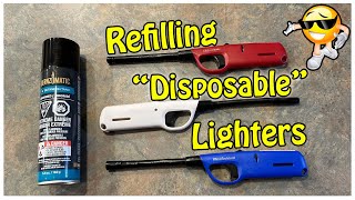 How To Refill A Disposable Lighter [upl. by Yorker]