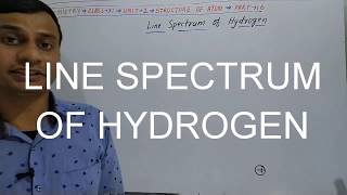 Line spectrum of hydrogen [upl. by Gahan]