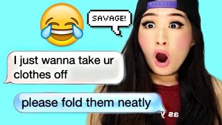 Reacting To The Funniest Rejection Texts [upl. by Kcid]