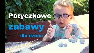 Zabawa dla dzieci patyczkowe figury zabawy dla przedszkolaków moje dzieci kreatywnie [upl. by Fawcette]